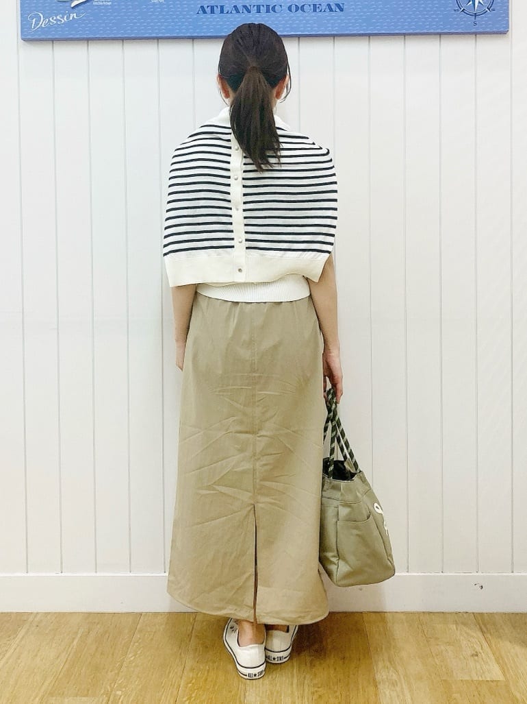 yoshiさんの「Dessin｜【2点セット/洗える】アンサンブルニット」を使ったコーディネート