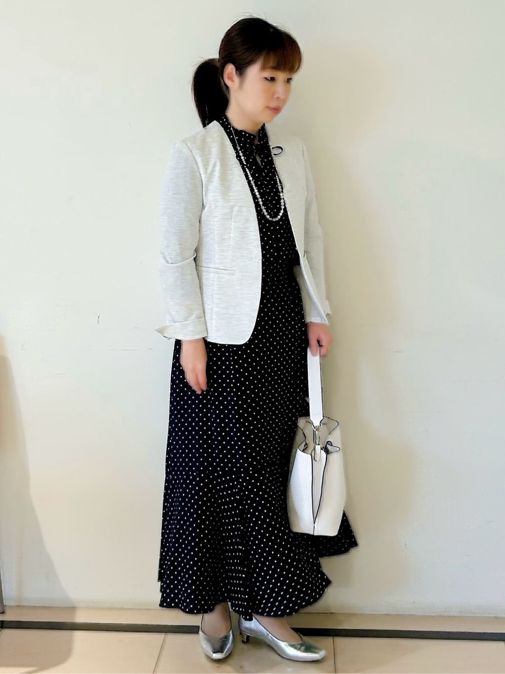 ひーさんの「Reflect｜【SS-4Lサイズ／UVカット／接触冷感】匠ジャケット／ノーカラー」を使ったコーディネート