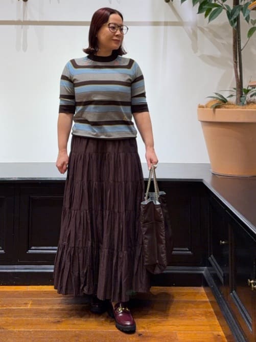 Asamiさんの「DRESSTERIOR｜【ウォッシャブル】ヴィンテージバンドカラーGジャン」を使ったコーディネート