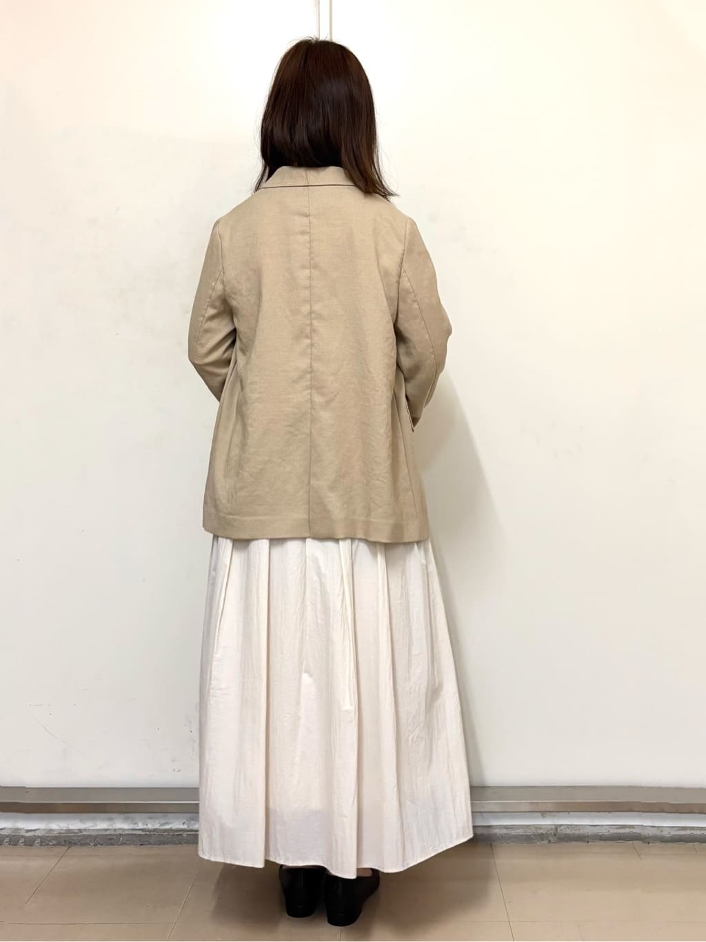 やまさんの「OPAQUE.CLIP｜【UV／接触冷感】ダブルブレストジャケット《防シワ加工／洗える》」を使ったコーディネート