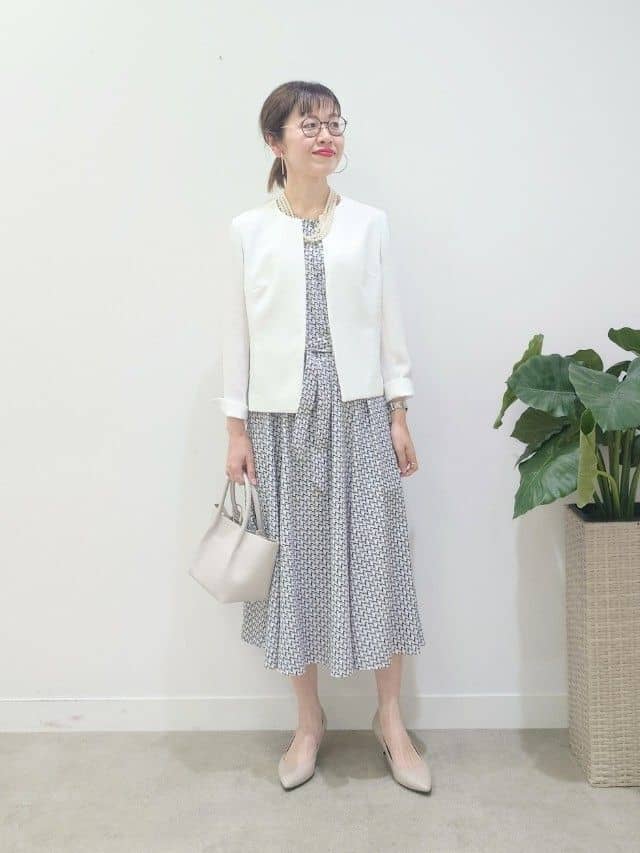 MUTSUKOさんの「UNTITLED｜【清涼感/洗える】ミニマルシルエットジャケット」を使ったコーディネート