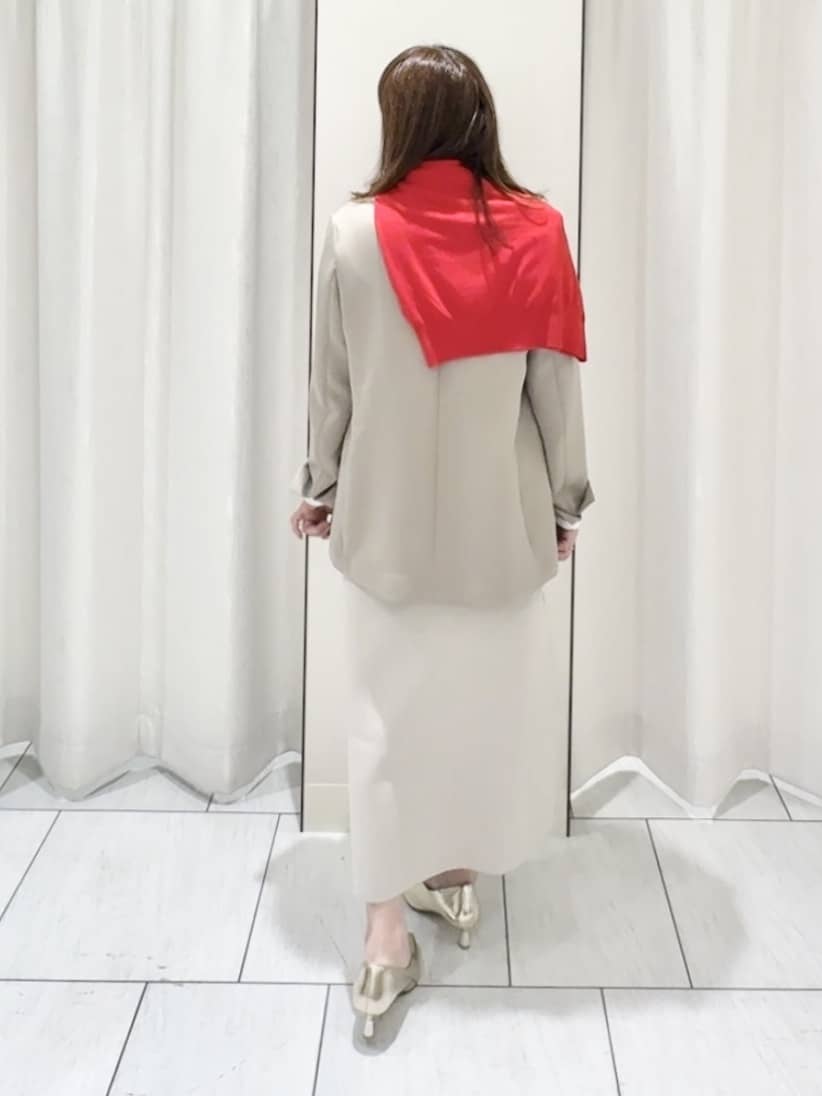 ʏᴜᴋɪᴋᴏさんの「UNTITLED｜◆【洗える/ストレッチ性】ダブルブレストジャケット」を使ったコーディネート
