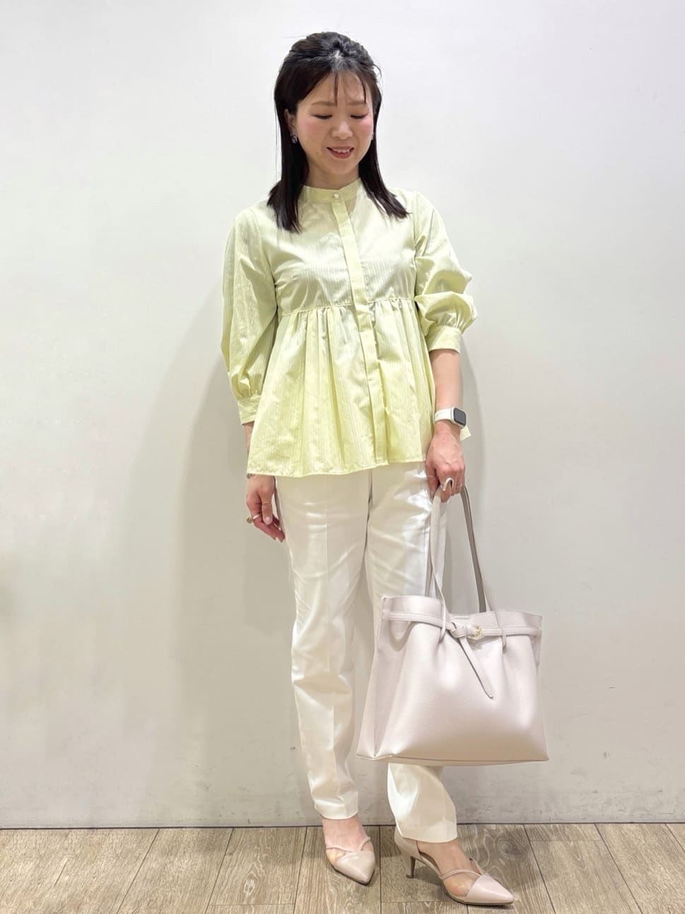 mameさんの「index｜《再入荷》ダブルブレストテーラードジャケット【接触冷感／吸水速乾／イージーアイロン／防シワ／洗濯機O」を使ったコーディネート