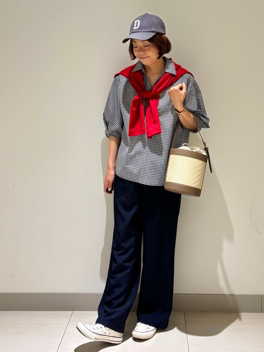 Haruさんの「Dessin｜【洗える】スキッパーシャツブラウス」を使ったコーディネート