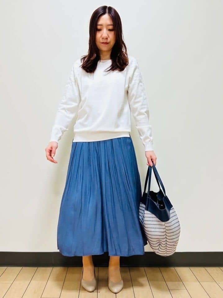 miiiさんの「Reflect｜レースデザインスリーブニットプルオーバー」を使ったコーディネート