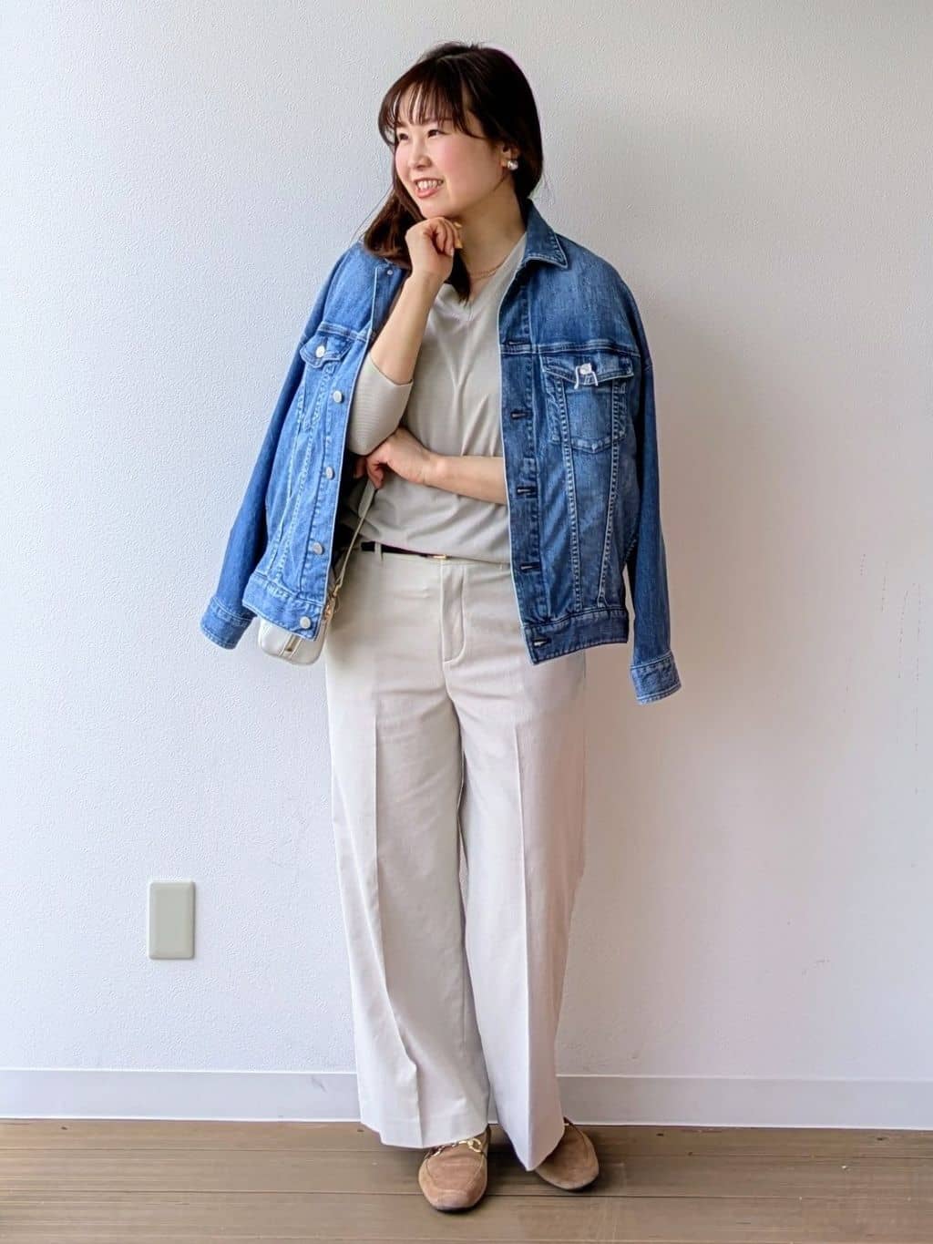 なみきさんの「UNTITLED｜【Healthy DENIM】別注Bran／デニムジャケット」を使ったコーディネート