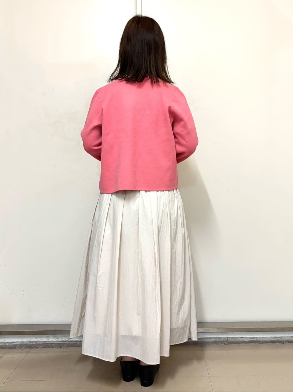 やまさんの「OPAQUE.CLIP｜スナップボタンニットカーディガン【洗濯機OK／抗ピル】」を使ったコーディネート
