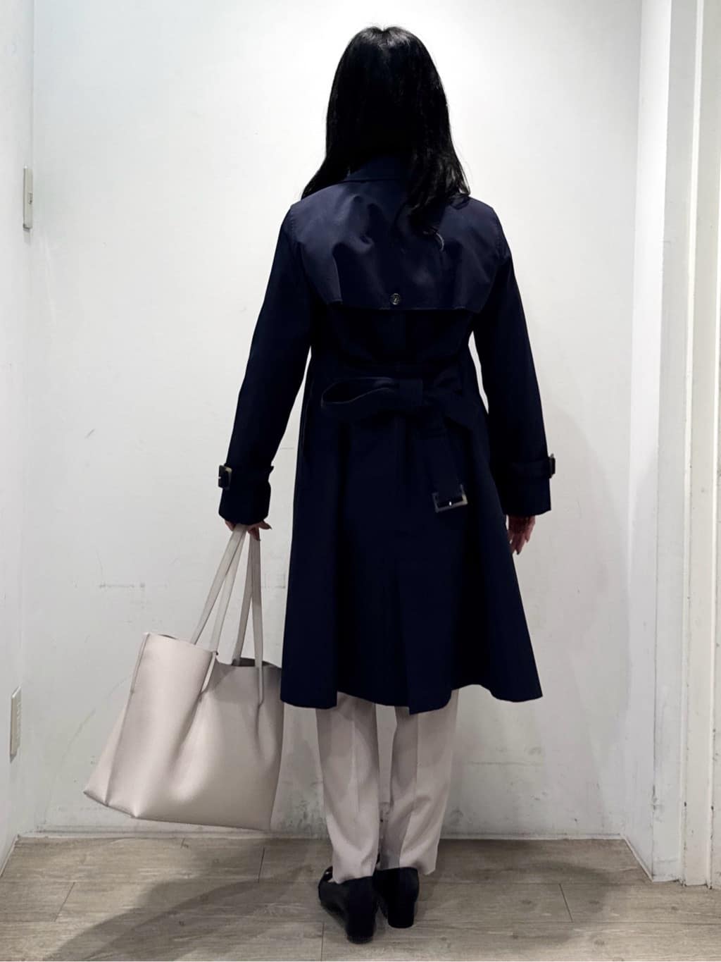 yuicciさんの「OPAQUE.CLIP｜撥水トレンチコート【洗濯機OK／花粉対応】《XS～3L》」を使ったコーディネート