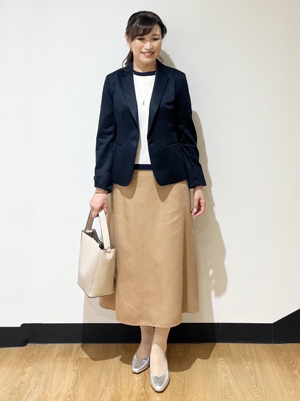 ayaさんの「Reflect｜【SS-4Lサイズ／UVカット／接触冷感】匠ジャケット／ベーシックテーラード」を使ったコーディネート