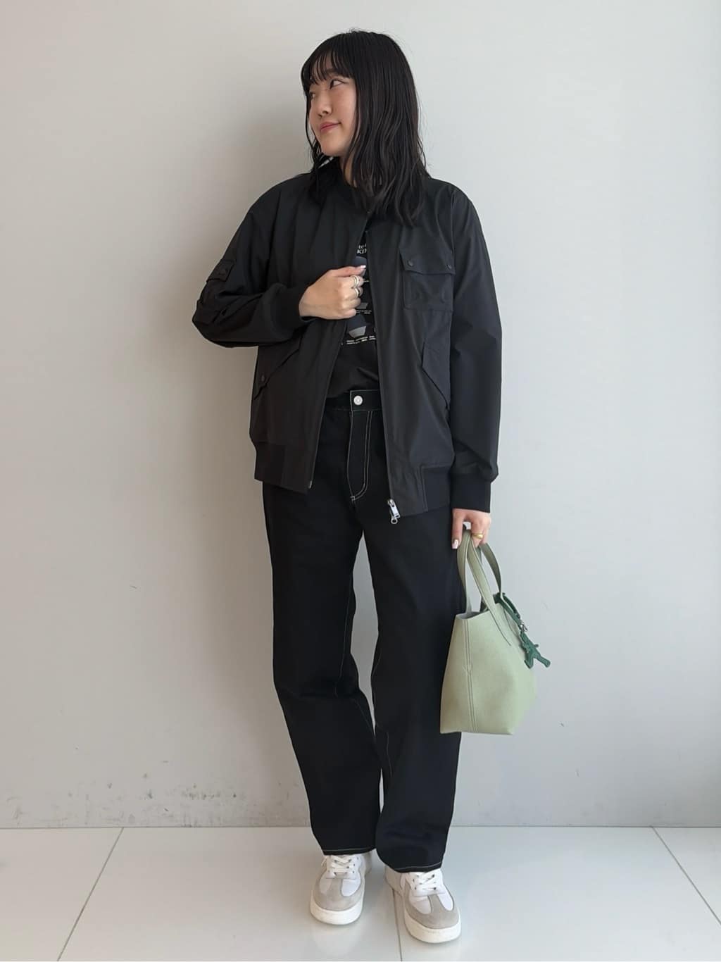 Akutagawaさんの「TAKEO KIKUCHI｜【BOWLER HAT LABEL】撥水 MA－1ブルゾン」を使ったコーディネート