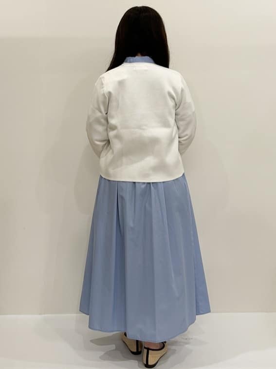 ちゃこさんの「OPAQUE.CLIP｜スナップボタンニットカーディガン【洗濯機OK／抗ピル】」を使ったコーディネート