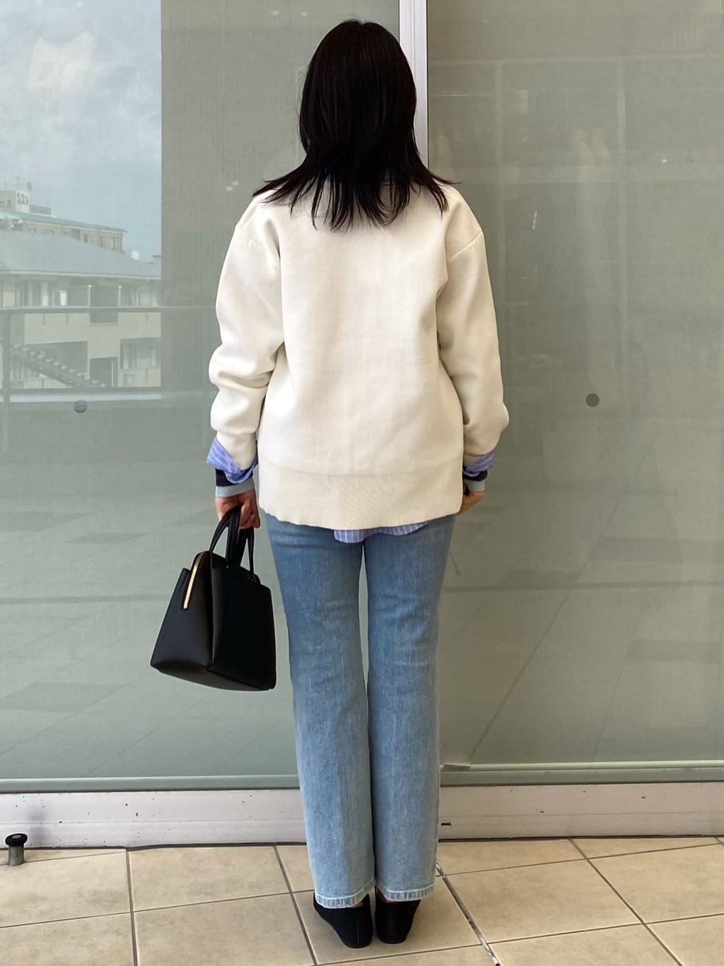 Jeanさんの「OPAQUE.CLIP｜バックシャンスキッパーシャツ【洗濯機OK】」を使ったコーディネート