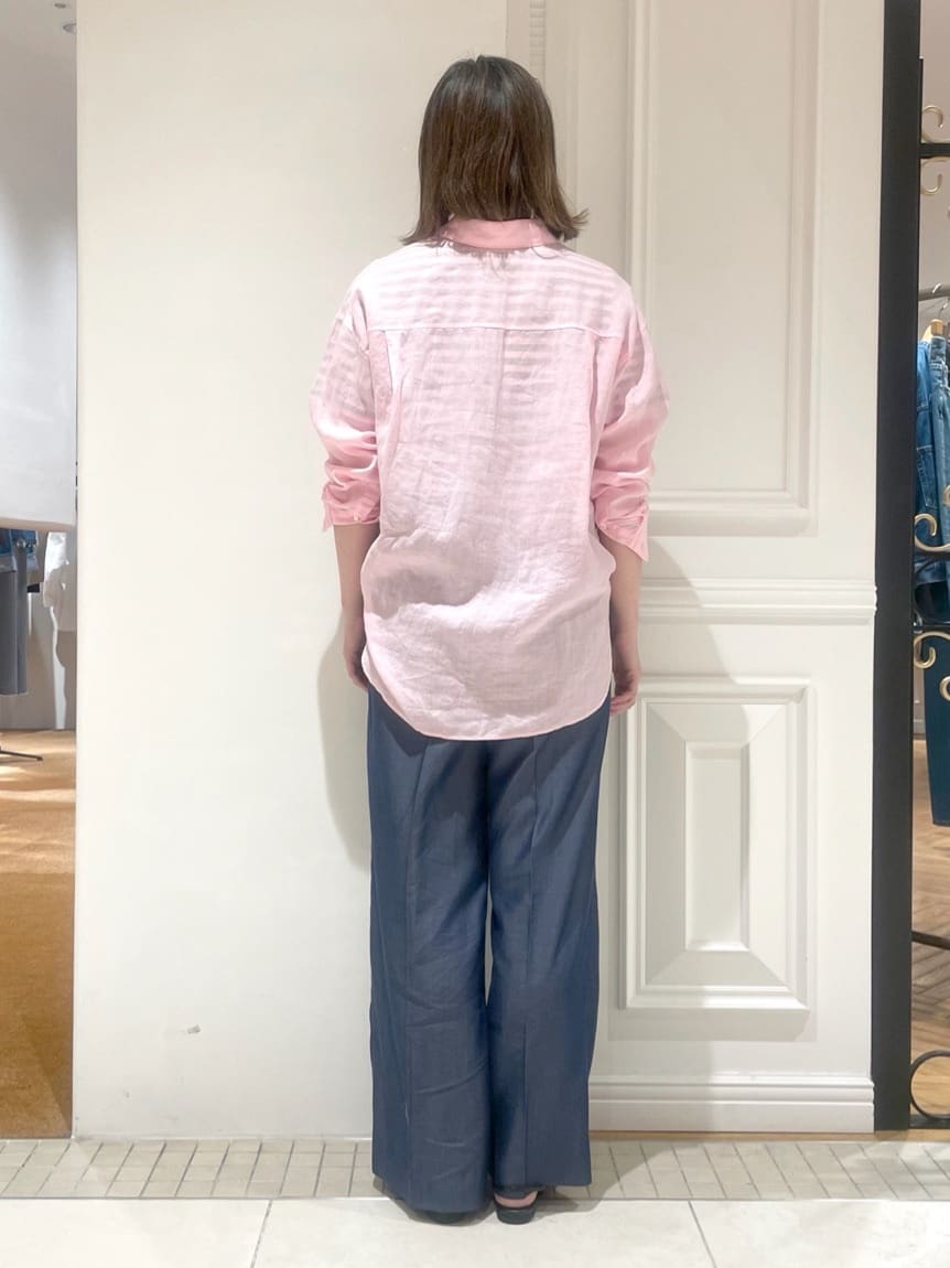 makiさんの「DRESSTERIOR｜【人気定番/ウォッシャブル】ガーメントダイラミーシャツ」を使ったコーディネート