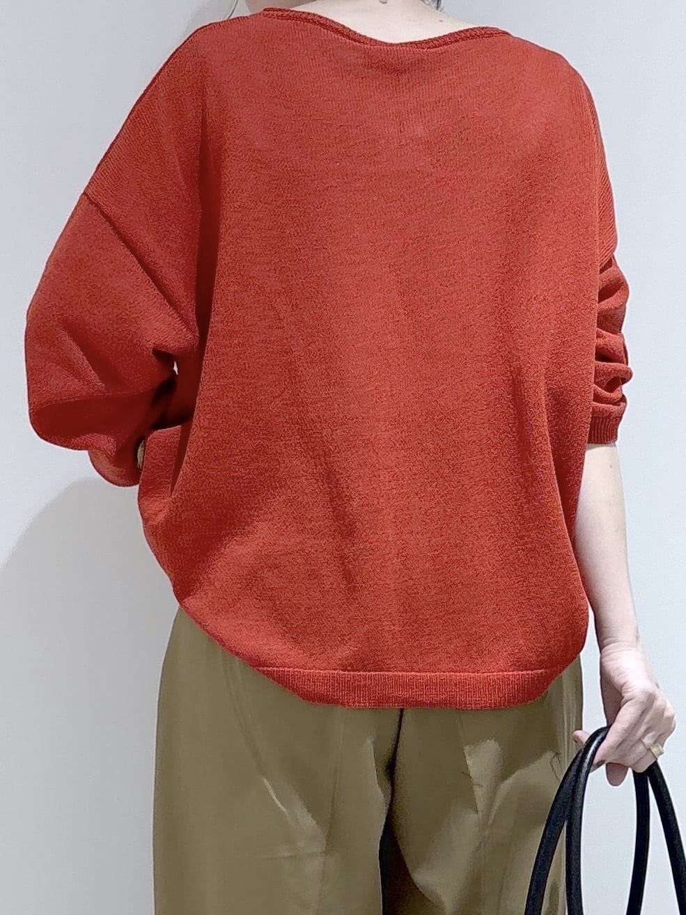 はなさんの「OPAQUE.CLIP｜麻混リラクシーニット【洗濯機OK】」を使ったコーディネート