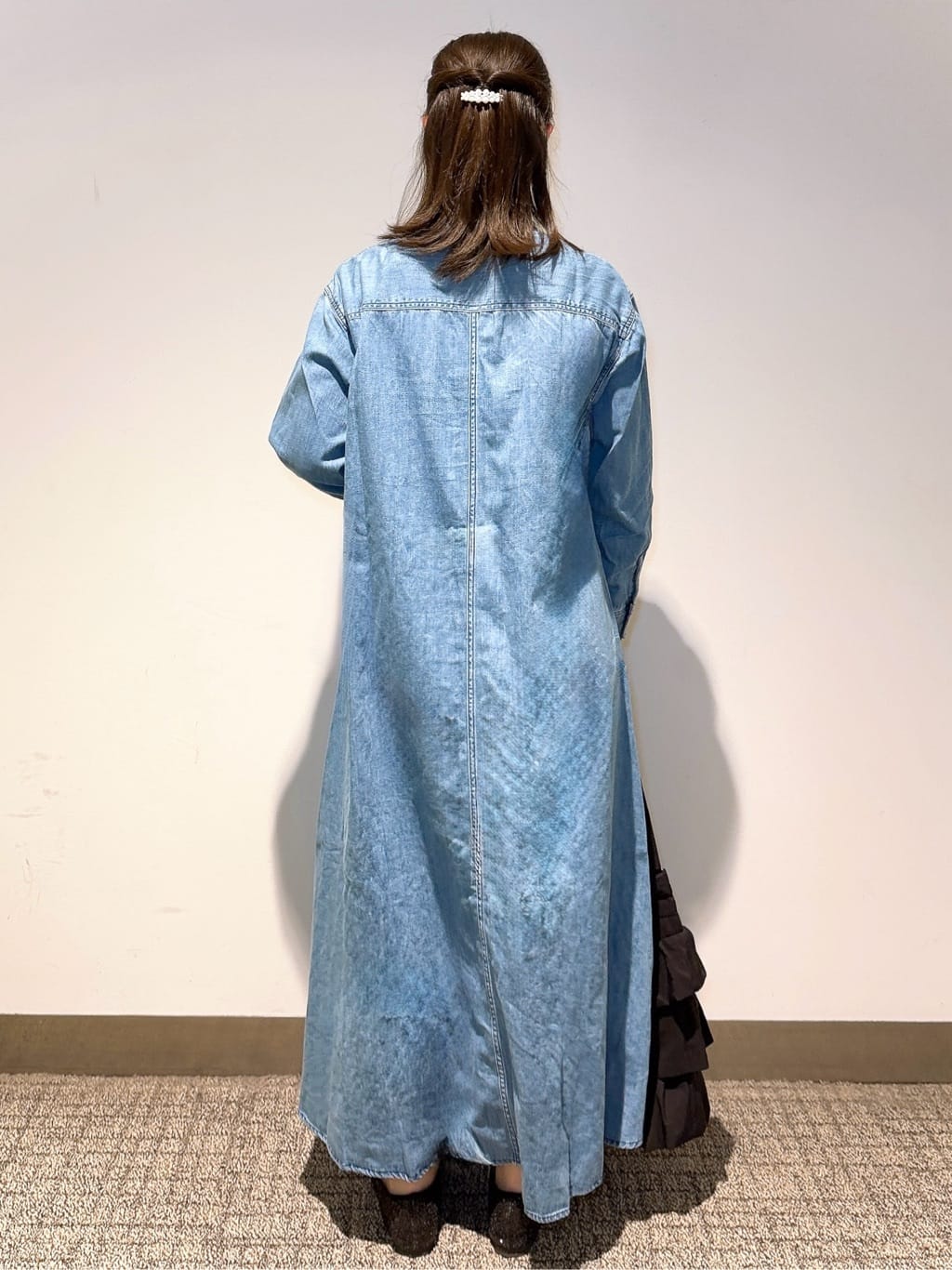 みーさんの「grove｜【Lee&times;grove別注】LOCO FLARE DRESS」を使ったコーディネート