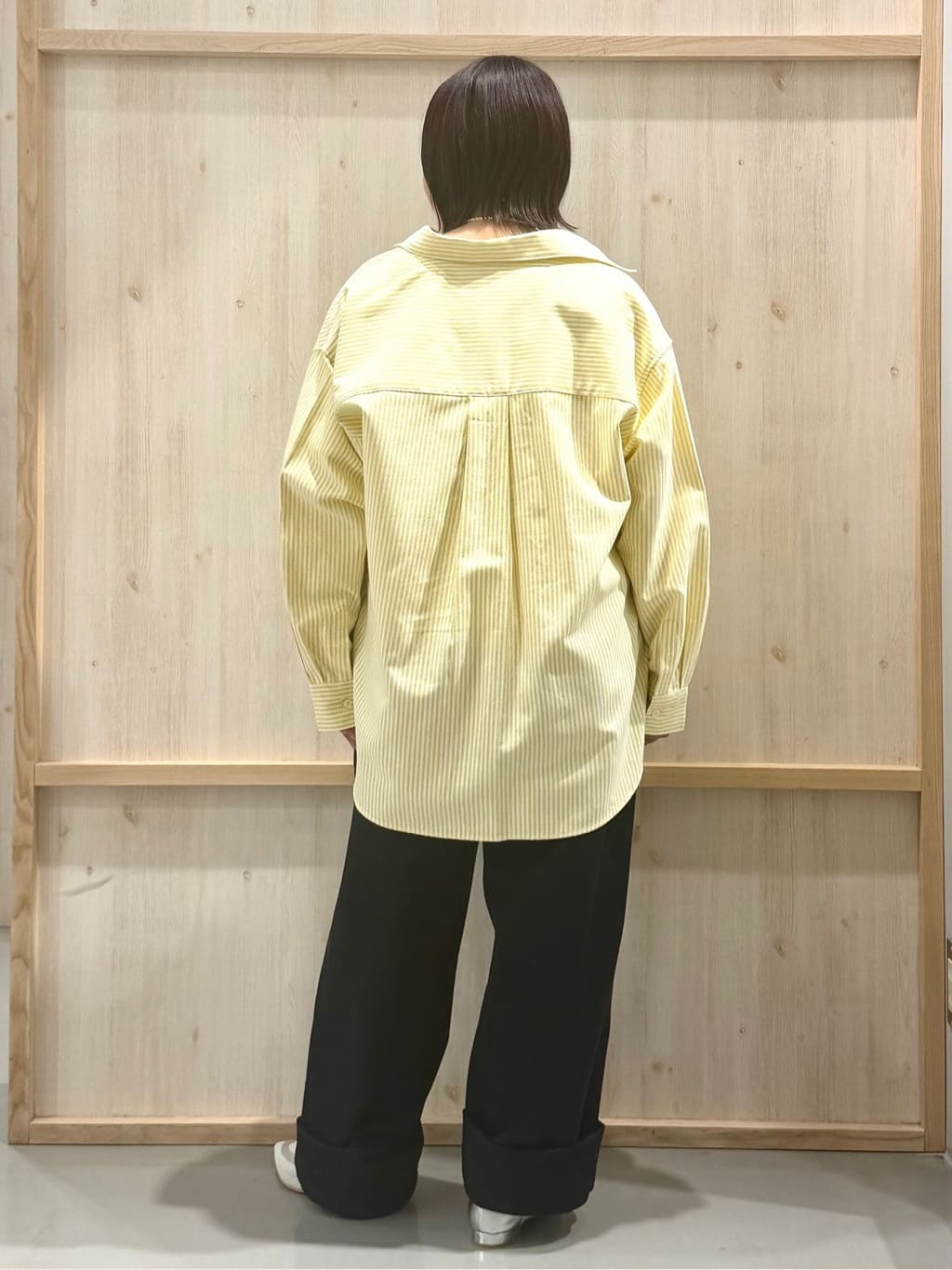 nanaさんの「THE SHOP TK｜【POLO BCS 別注】ストライプOXシャツ」を使ったコーディネート