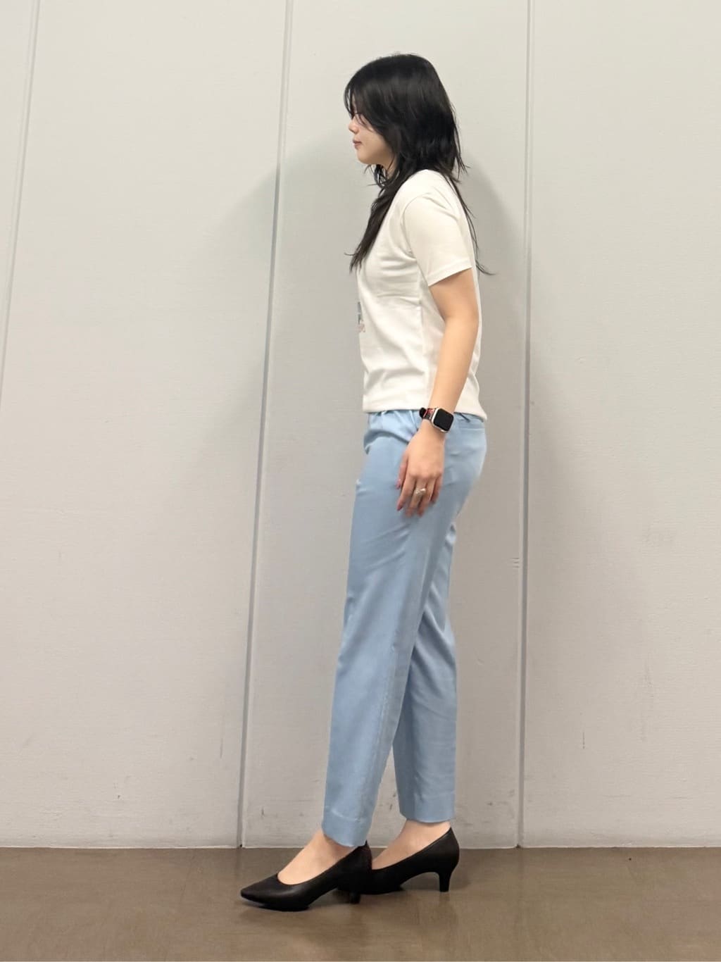mizukiさんの「INDIVI｜【接触冷感／透湿／着る日傘】ドルマンダブルジャケット」を使ったコーディネート