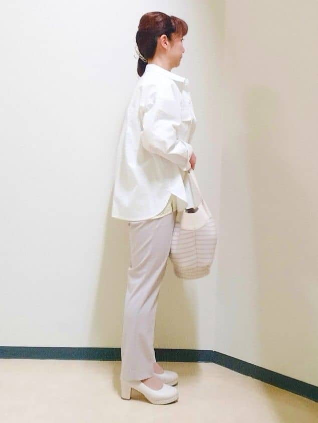 花さんの「Reflect｜【羽織にも◎】ダンガリーシャツ」を使ったコーディネート