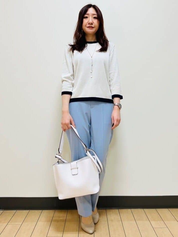 miiiさんの「Reflect｜【アンサンブル可】バイカラーニット」を使ったコーディネート