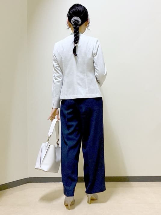  beni_gingerさんの「Reflect｜【SS-4Lサイズ／UVカット／接触冷感】匠ジャケット／ノーカラー」を使ったコーディネート