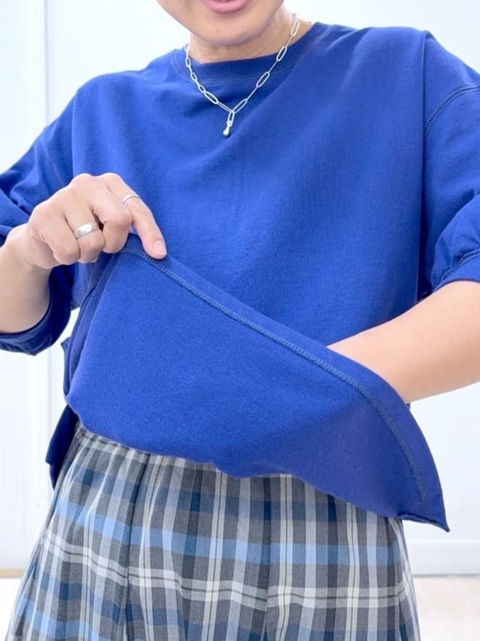 Osawaさんの「Dessin｜【360度可愛い】バックヘンリーカットソー5分袖」を使ったコーディネート