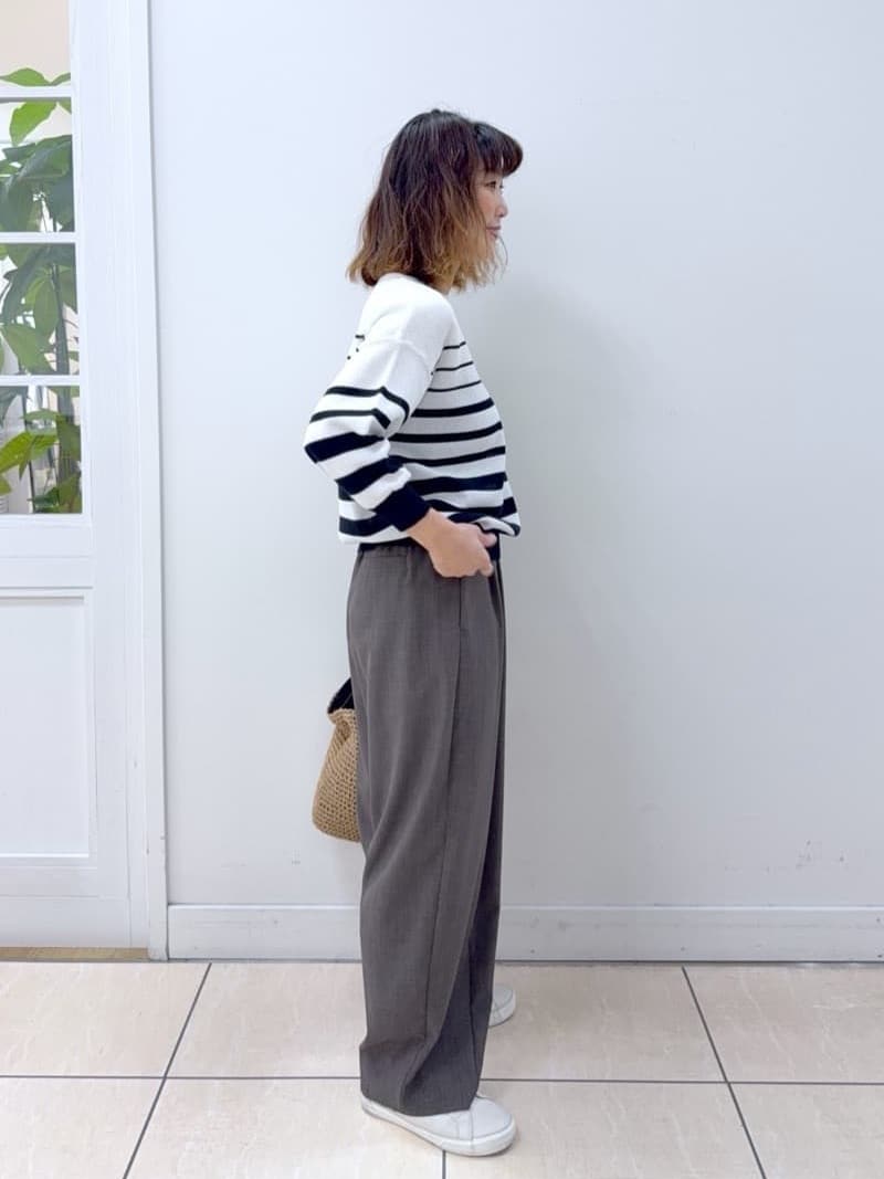 Osawaさんの「Dessin｜【洗える】シアーリラックスニット」を使ったコーディネート
