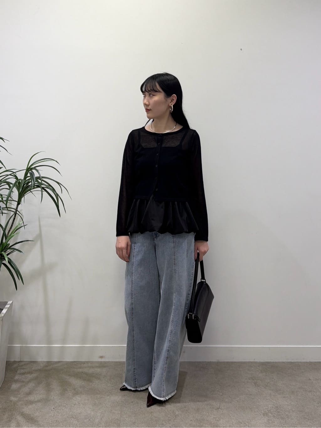 rinaさんの「INDIVI｜ビスチェシアーアンサンブル」を使ったコーディネート