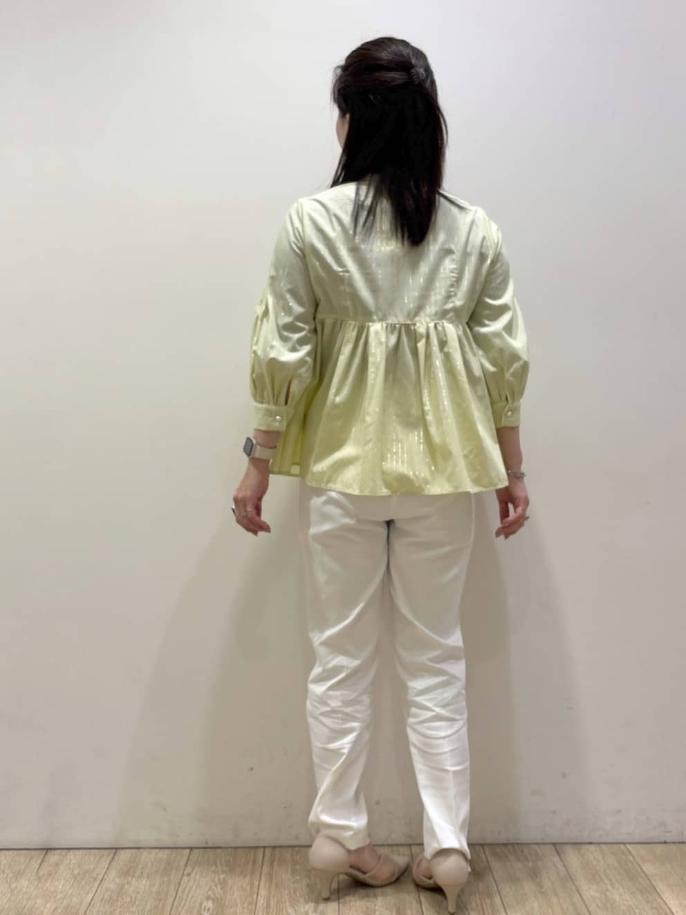 mameさんの「index｜《再入荷》ダブルブレストテーラードジャケット【接触冷感／吸水速乾／イージーアイロン／防シワ／洗濯機O」を使ったコーディネート