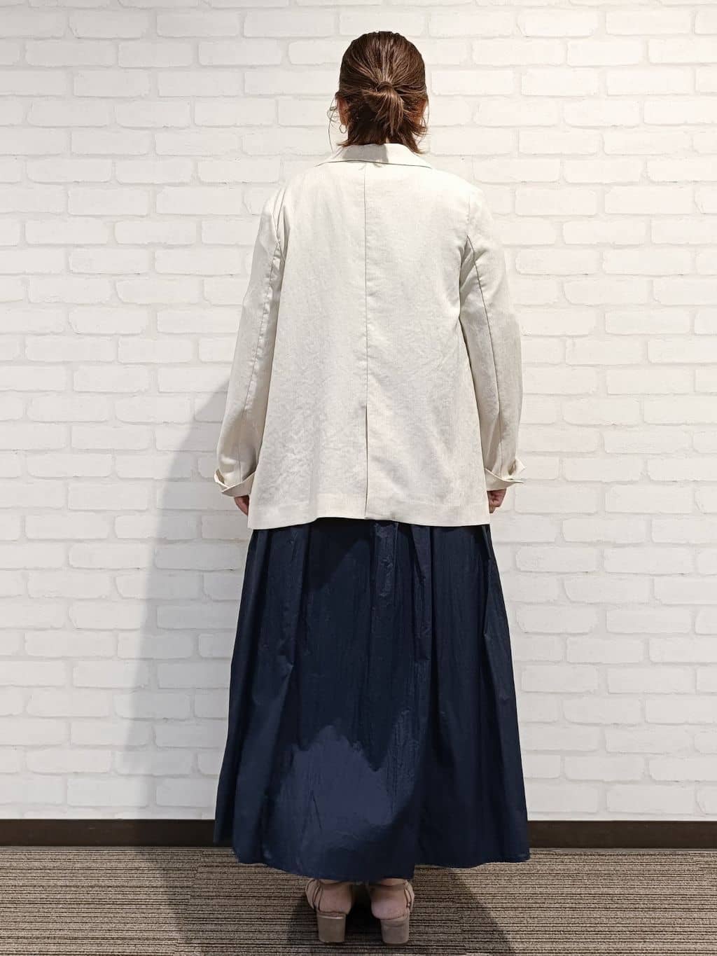 kaoriさんの「OPAQUE.CLIP｜【UV／接触冷感】ダブルブレストジャケット《防シワ加工／洗える》」を使ったコーディネート