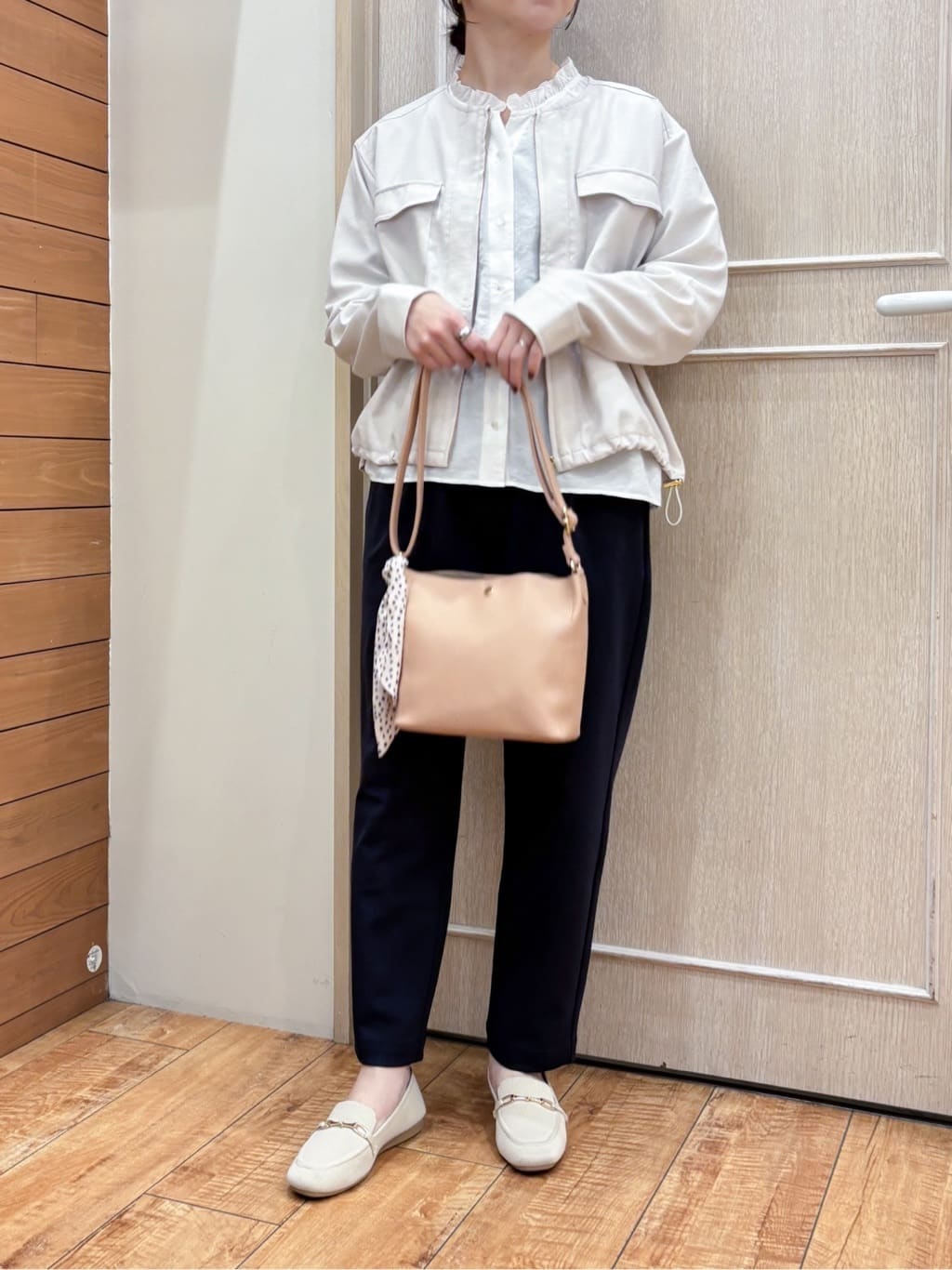 なみさんの「SHOO･LA･RUE｜【洗える】ニットローファー」を使ったコーディネート