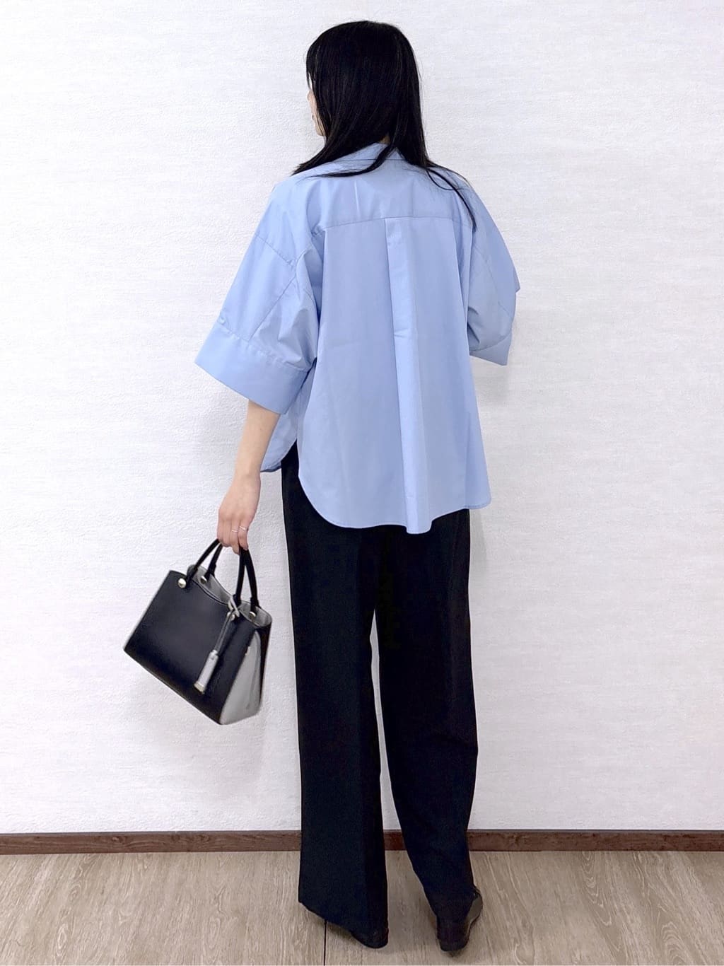 sachikoさんの「OPAQUE.CLIP｜【接触冷感】ハーフスリーブシャツ《洗濯機OK／防シワ加工》」を使ったコーディネート