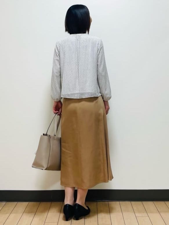 Riiさんの「Reflect｜【UVカット／接触冷感】フロントフリルシフォンブラウス」を使ったコーディネート