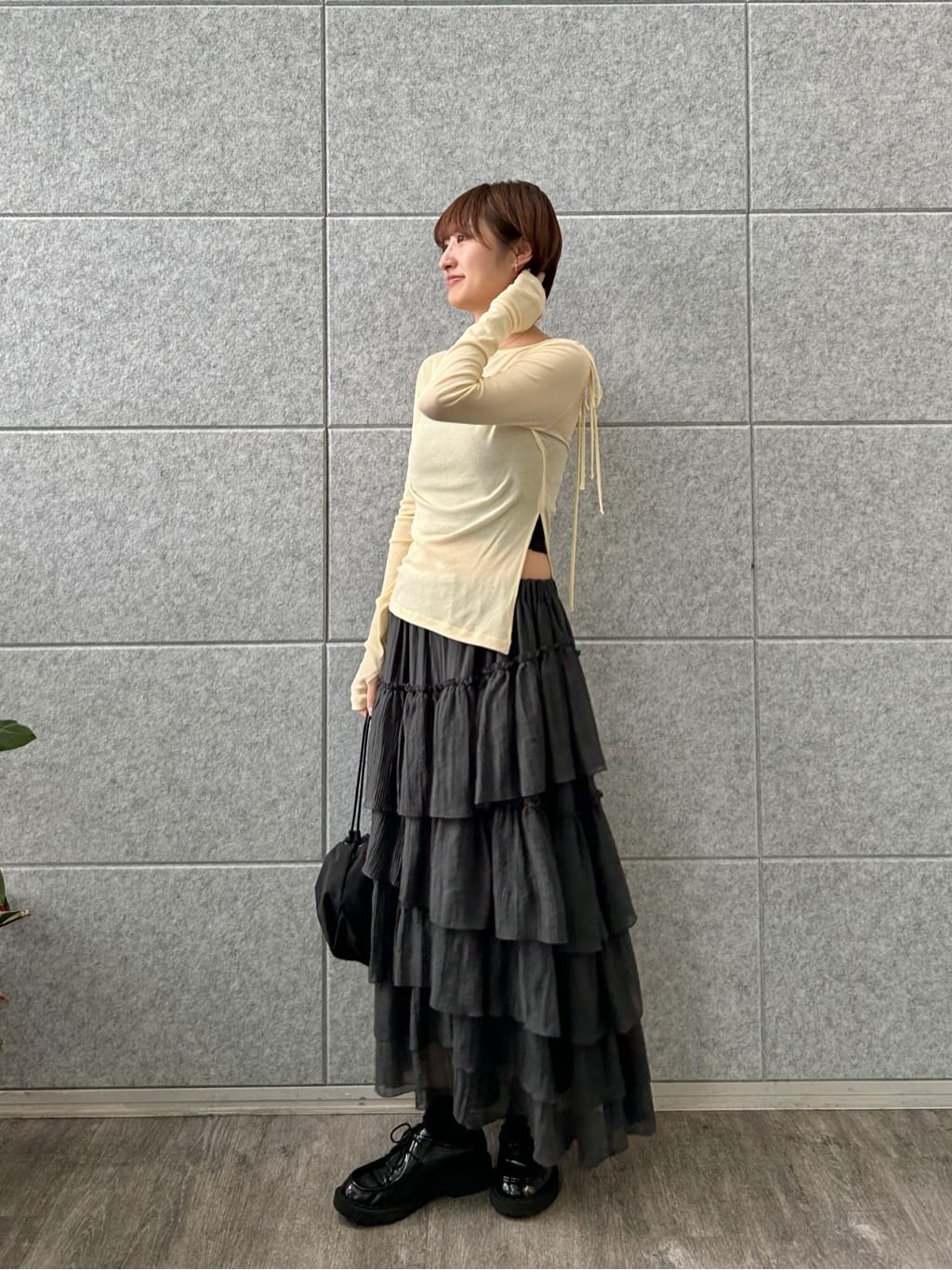 harunaさんの「CODE A｜M dramatic skirt」を使ったコーディネート