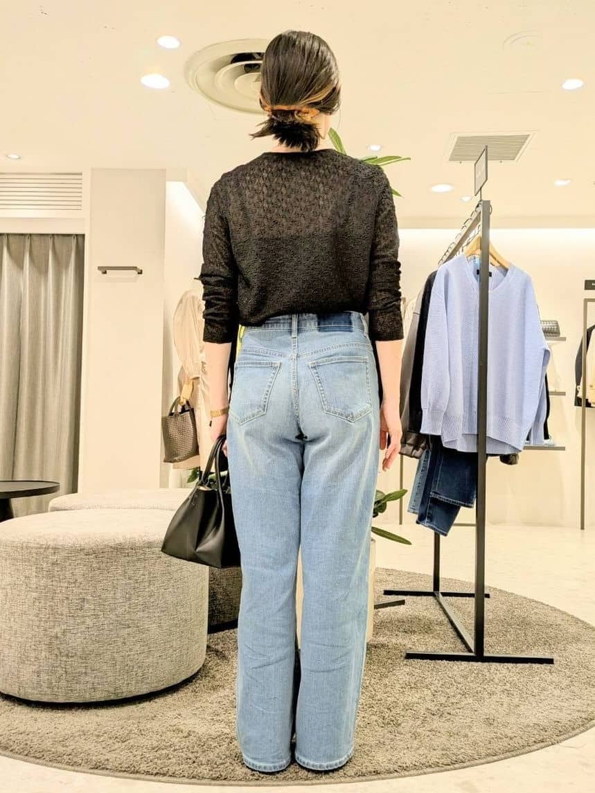 サオリさんの「UNTITLED｜【人気デニム】MAKE&times;DENIM WIDE」を使ったコーディネート