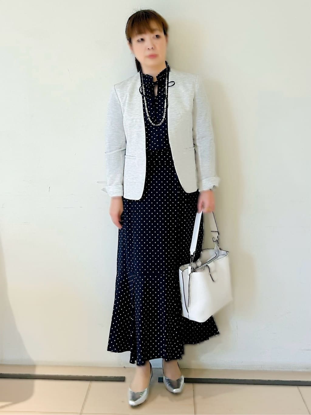 ひーさんの「Reflect｜【SS-4Lサイズ／UVカット／接触冷感】匠ジャケット／ノーカラー」を使ったコーディネート