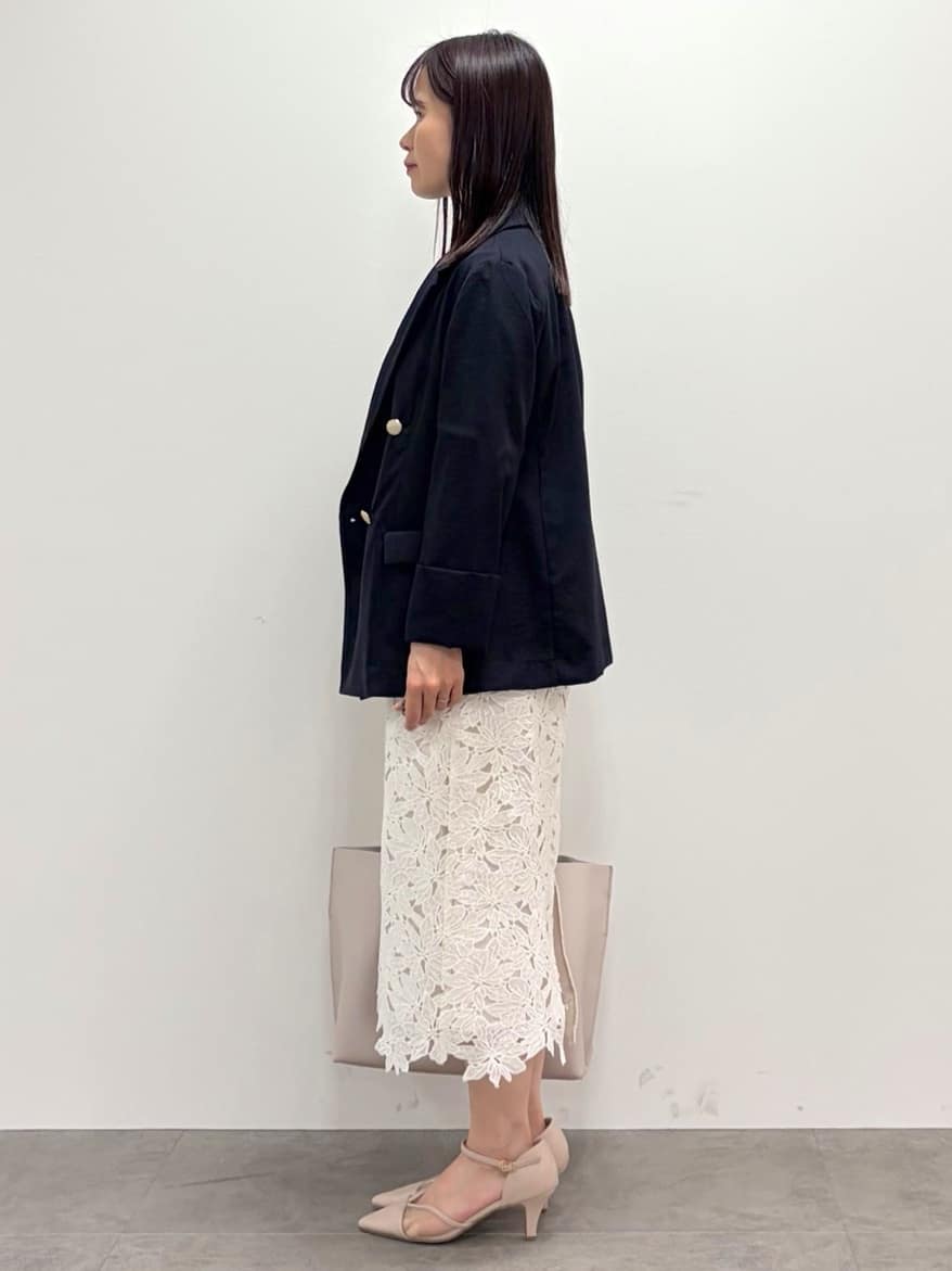 kozuさんの「index｜《再入荷》ダブルブレストテーラードジャケット【接触冷感／吸水速乾／イージーアイロン／防シワ／洗濯機O」を使ったコーディネート