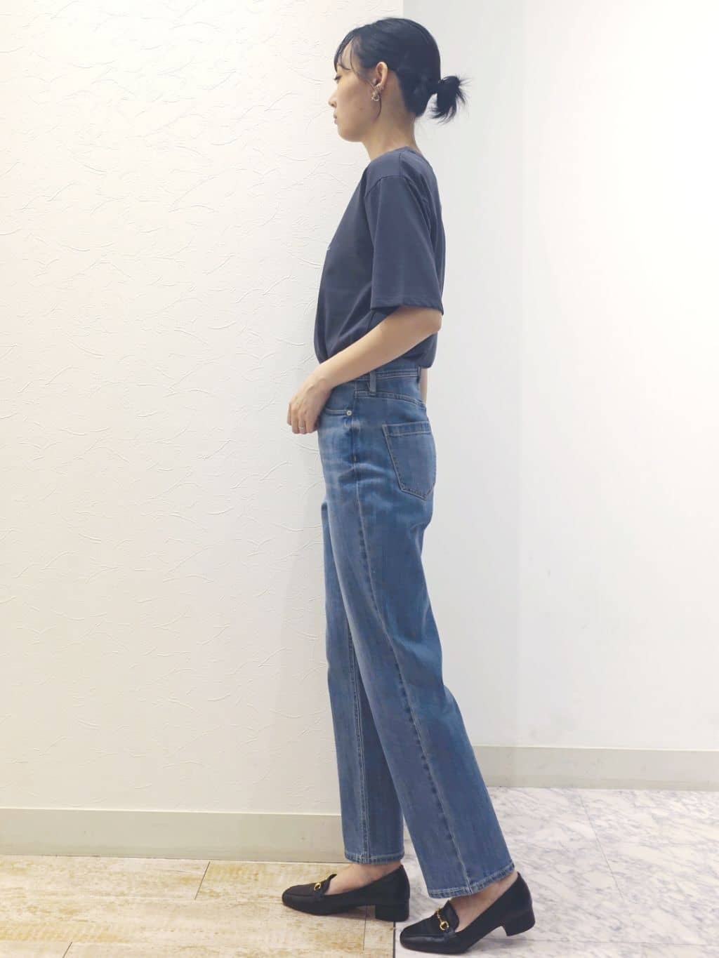 ケイさんの「grove｜【UVカット/接触冷感】プリントアソート5分袖Tシャツ」を使ったコーディネート