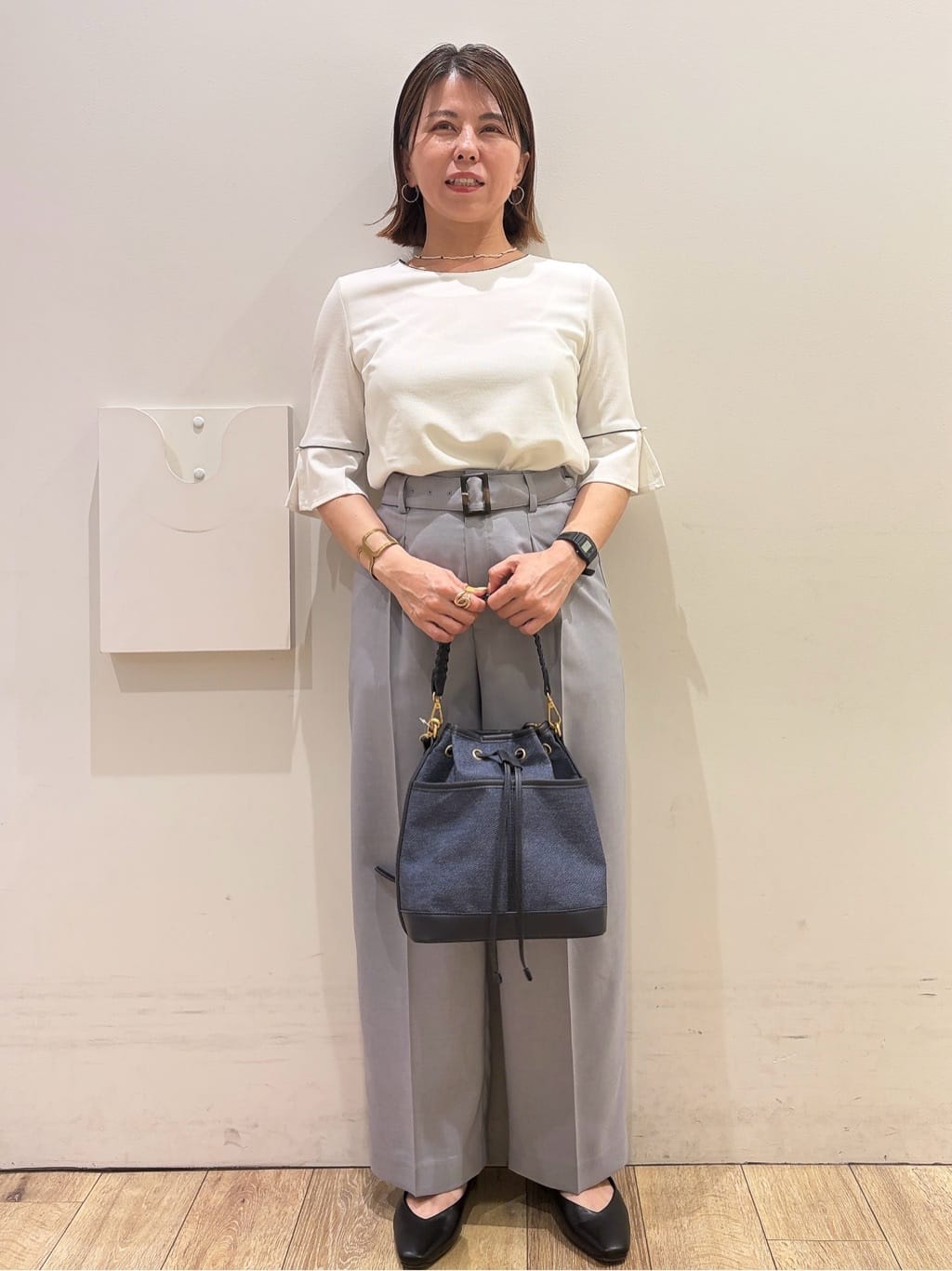 YUKOさんの「index｜ストレッチテーラードジャケット／セットアップ対応【洗濯機OK】」を使ったコーディネート
