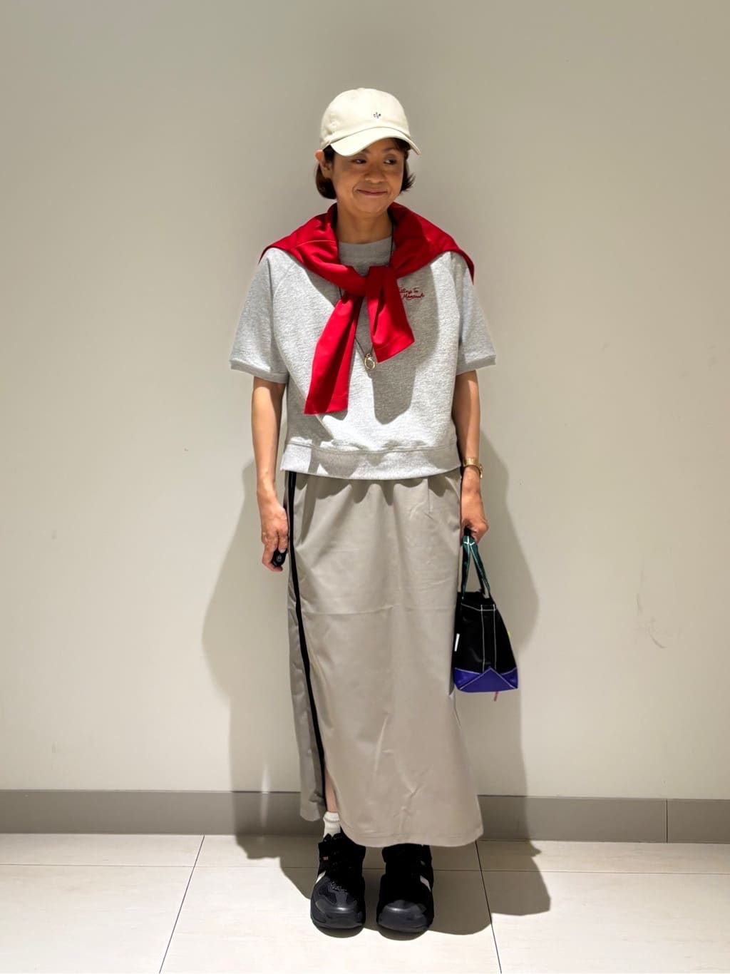 Haruさんの「Dessin｜【洗える】スナップボタンカーディガン」を使ったコーディネート