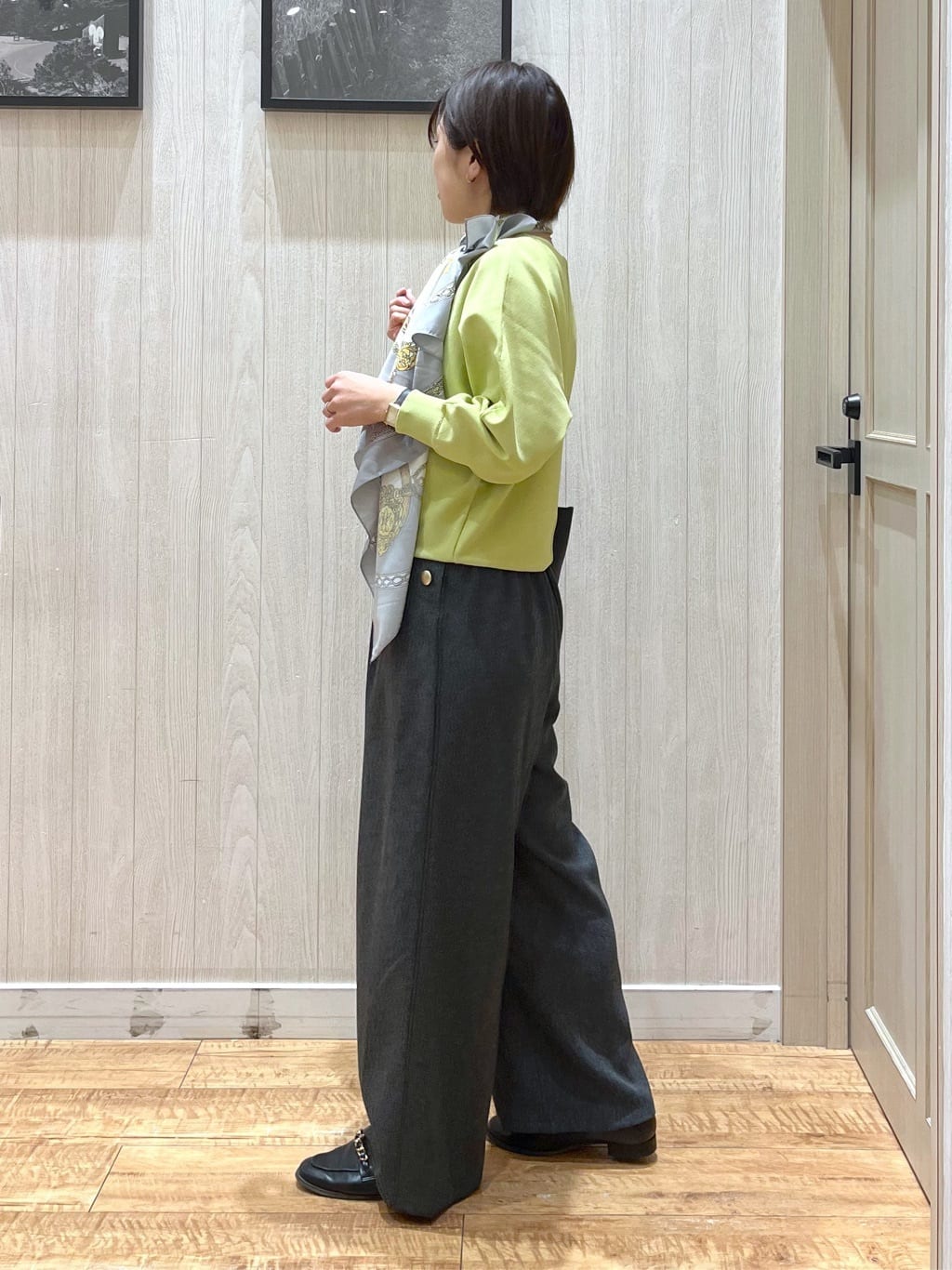 shirayuuuさんの「SHOO･LA･RUE｜【洗濯機可/S-LL】さらりと軽やか インせず着られる すっきり見えドルマンニット」を使ったコーディネート