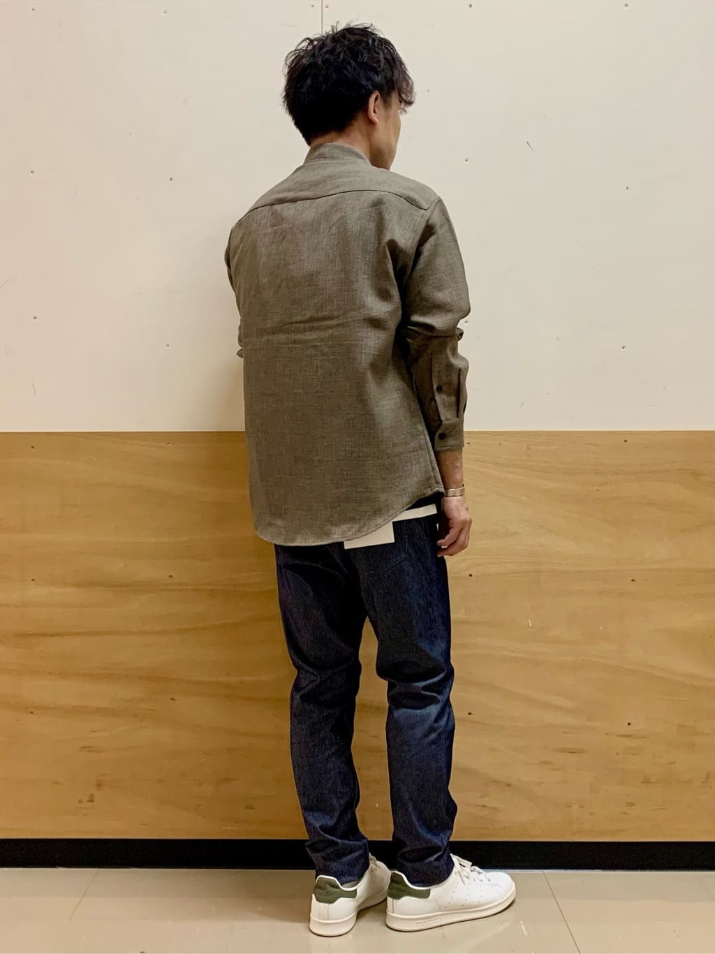 MATUさんの「THE SHOP TK｜【LINO FINE】リネンライク 長袖シャツ UVカット/イージーケア/吸水速乾/洗濯機OK」を使ったコーディネート