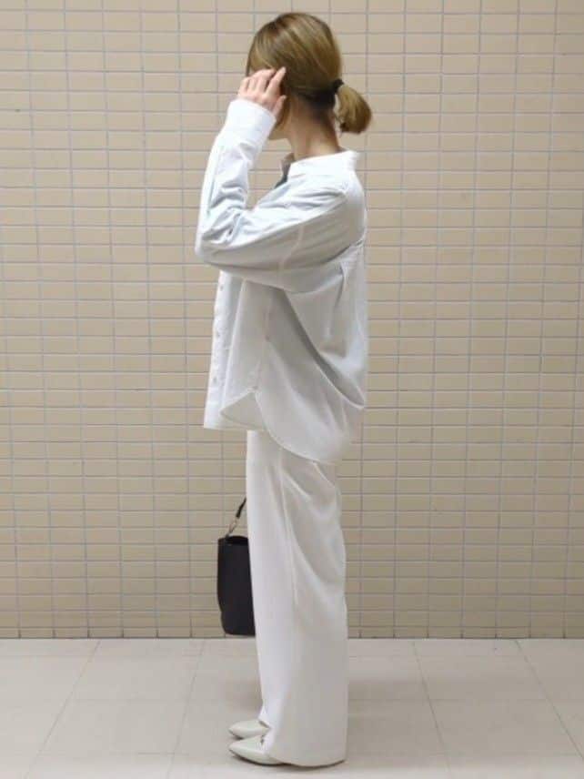 ひまりさんの「Reflect｜ステッチワークストレートワイドパンツ」を使ったコーディネート