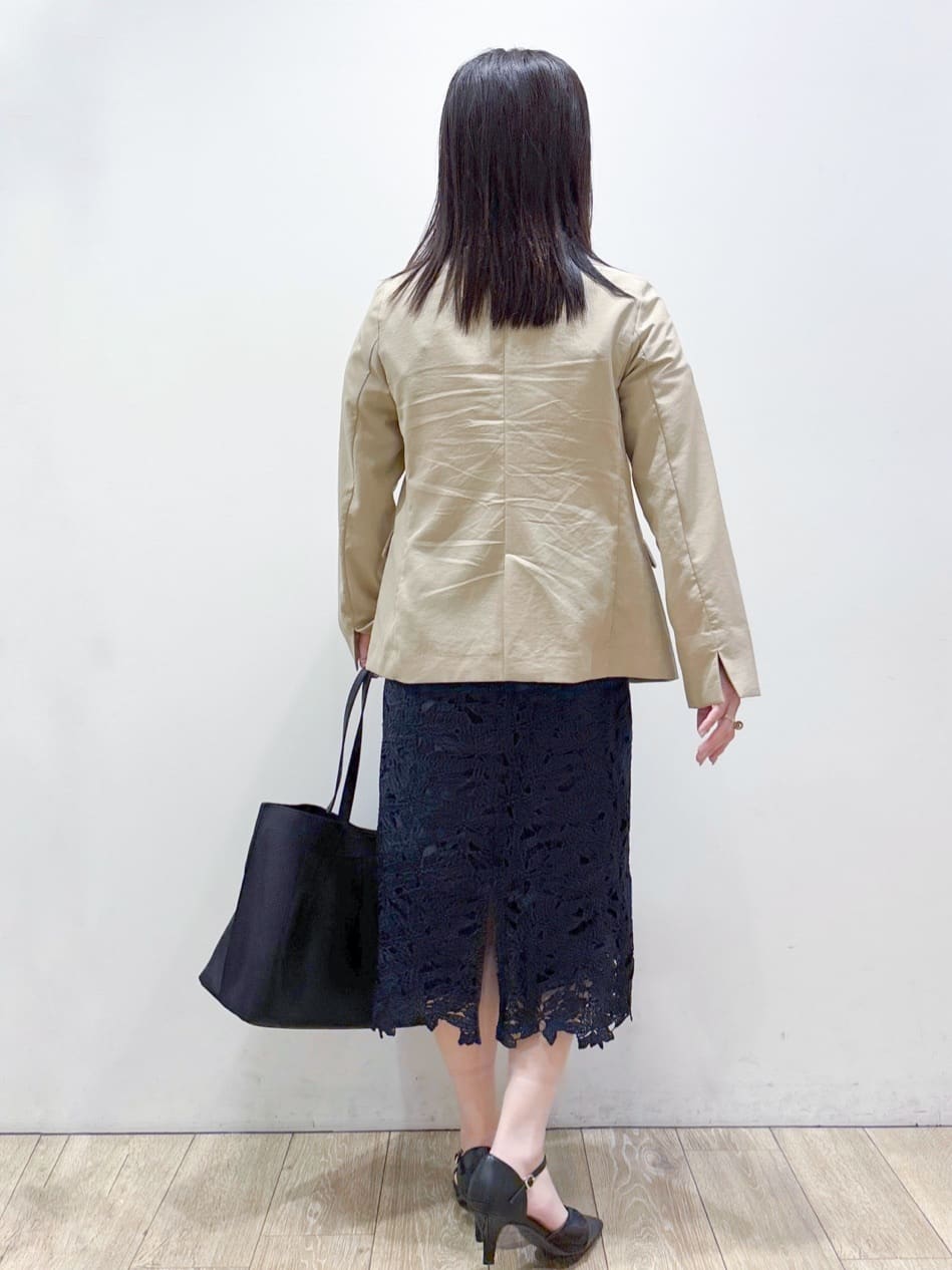 mameさんの「index｜《再入荷》ダブルブレストテーラードジャケット【接触冷感／吸水速乾／イージーアイロン／防シワ／洗濯機O」を使ったコーディネート