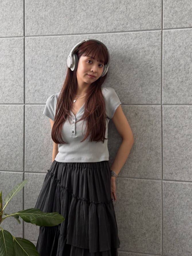 kanamiさんの「CODE A｜M dramatic skirt」を使ったコーディネート
