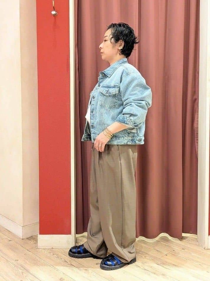 cameさんの「SHOO･LA･RUE｜【SHOO・LA・RUE DENIM】羽織るだけでこなれる　オーバーサイズデニムジャケット」を使ったコーディネート