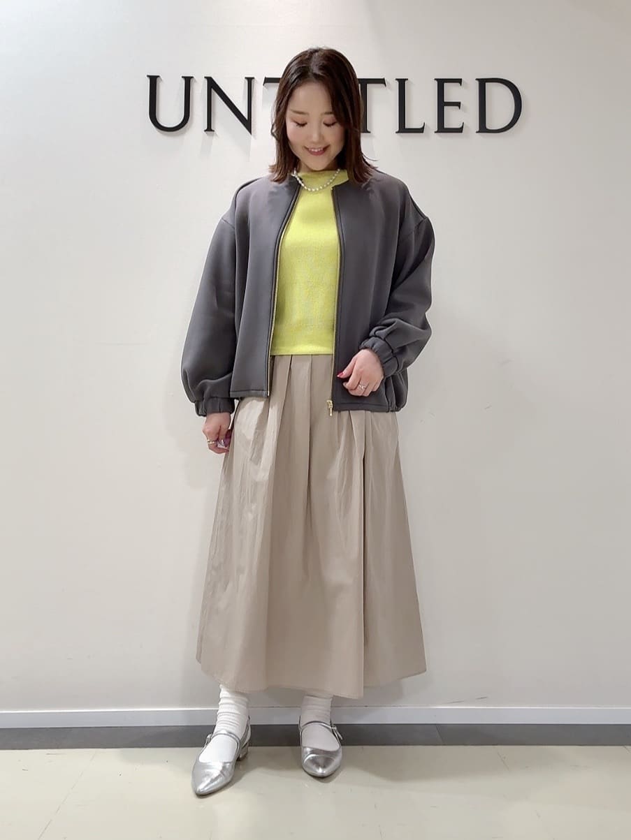 YUIさんの「UNTITLED｜◆【春アウター/ゆったり】ダンボールジップブルゾン」を使ったコーディネート