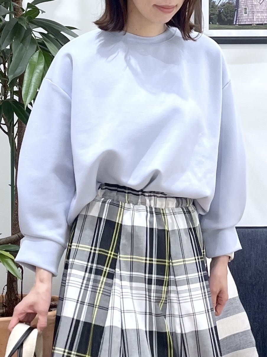 canaさんの「Dessin｜【洗える】8分袖ボンディングカットソー」を使ったコーディネート