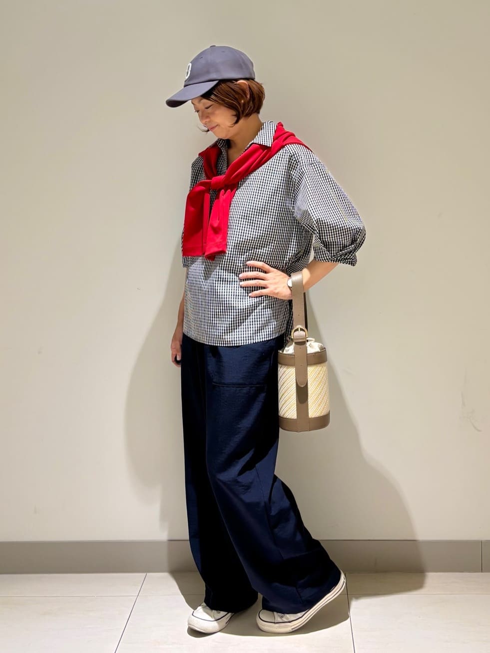 Haruさんの「Dessin｜【洗える】スキッパーシャツブラウス」を使ったコーディネート