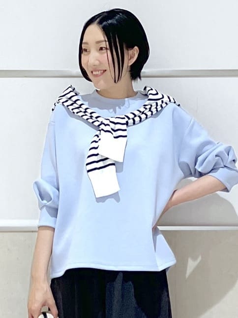 eriko さんの「Dessin｜【洗える】8分袖ボンディングカットソー」を使ったコーディネート