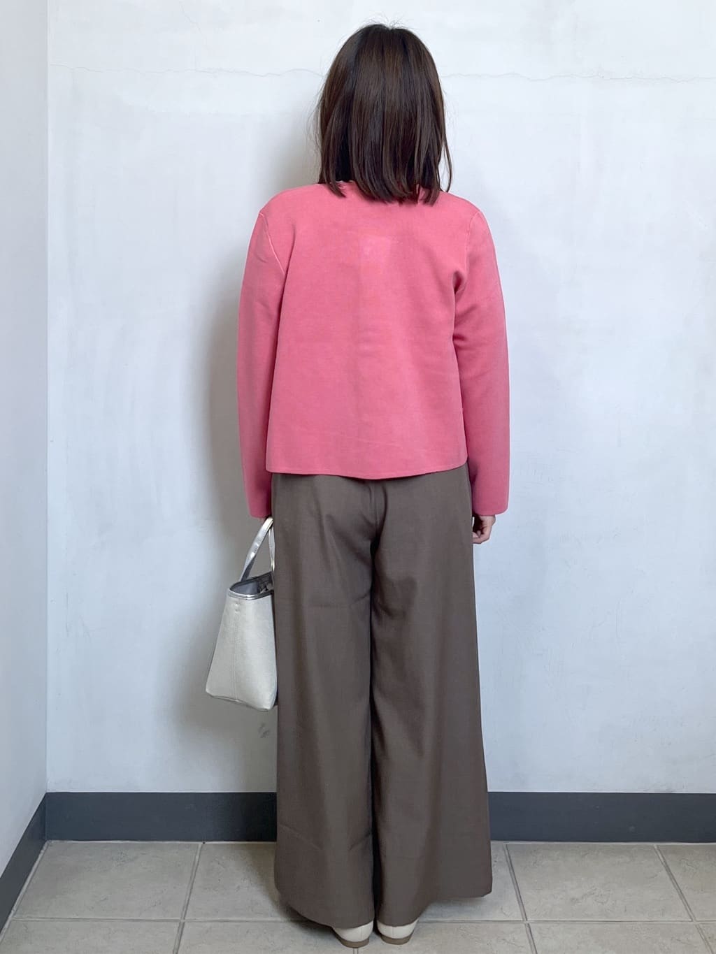 mikiさんの「OPAQUE.CLIP｜スナップボタンニットカーディガン【洗濯機OK／抗ピル】」を使ったコーディネート